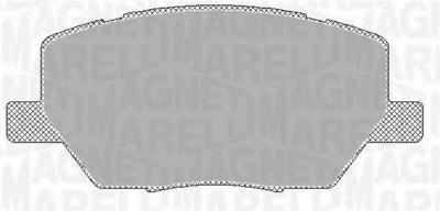 MAGNETI MARELLI 363916060793 -  Комплект тормозных колодок, дисковый тормоз